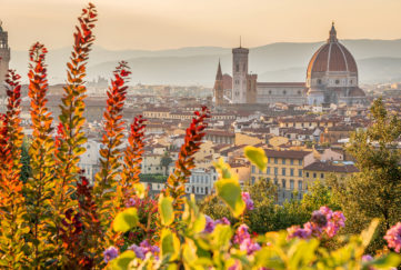 Aerial view of Florence with the Basilica Santa Maria del Fiore (Duomo), Tuscany, Italy Pic: Shutterstock