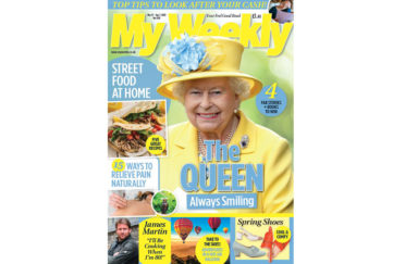 Cover of My Weekly latest issue April 4 with The Queen and street food recipes