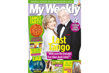 Cover of My Weekly latest issue March 10, 2020, with Anne Reid and Derek Jacobi and tangy tarts recipe
