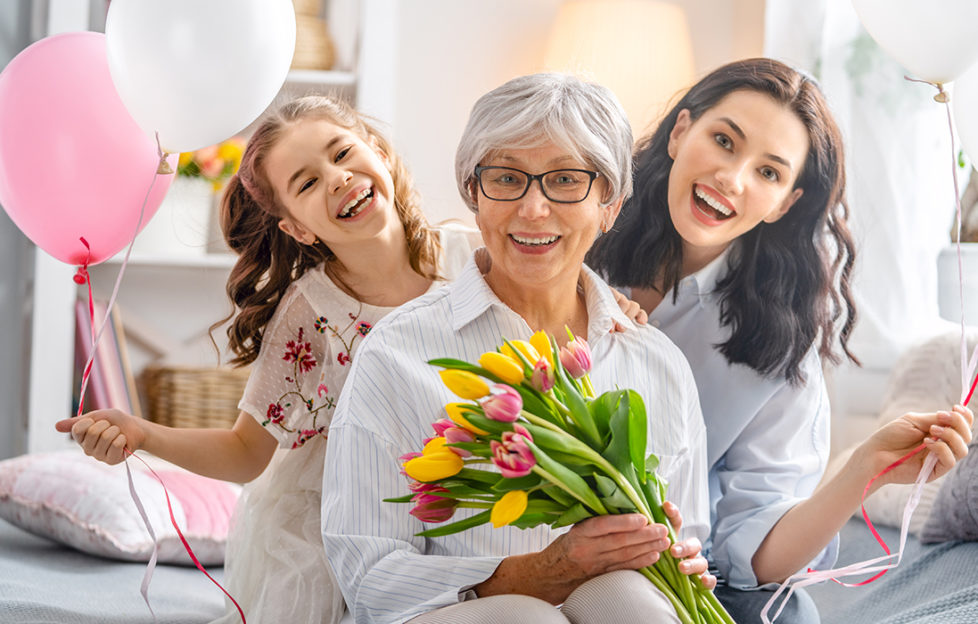 Gran, mum and daughter on Mother's Day Pic: Shutterstock