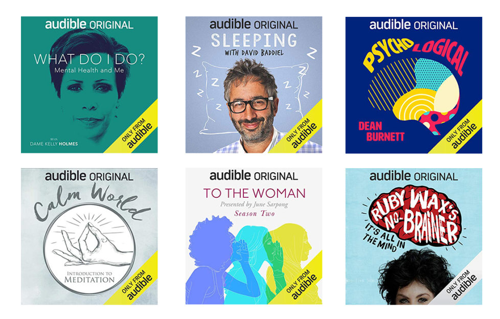 6 audible UK books on mental health