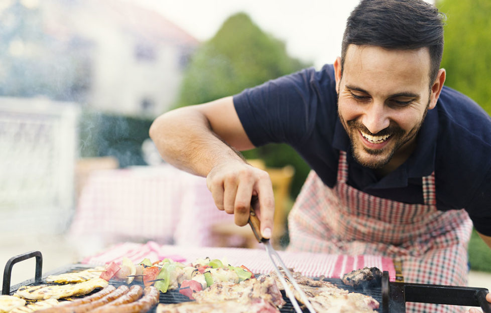 A man barbecuing Pic: Shutterstock