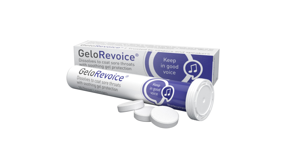 GeloRevoice Blackcurrant Lozenges