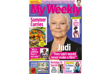 Cover of My Weekly latest issue May 19 with Judi Dench and summer curry recipes