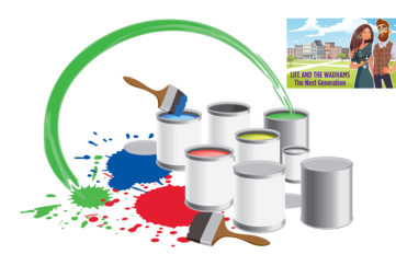 Illustration of paint pots Illustration: Shutterstock