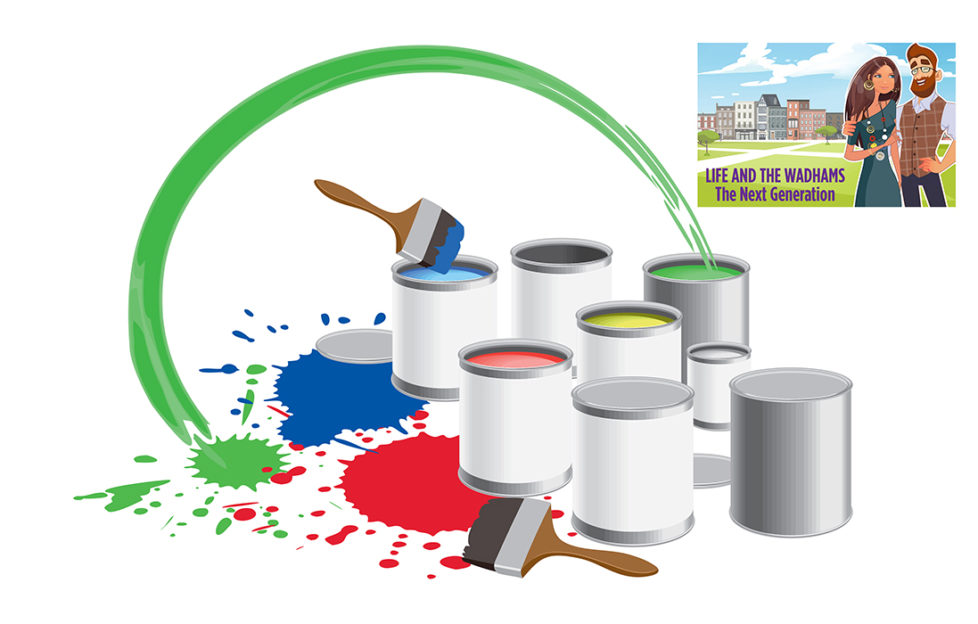 Illustration of paint pots Illustration: Shutterstock