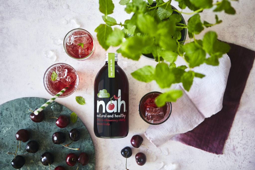 nah bottle and cherries