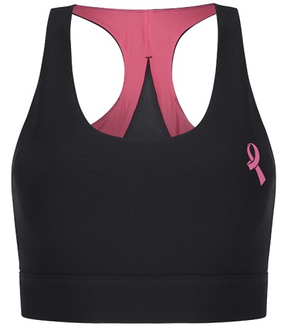 Tickled pink sports bra