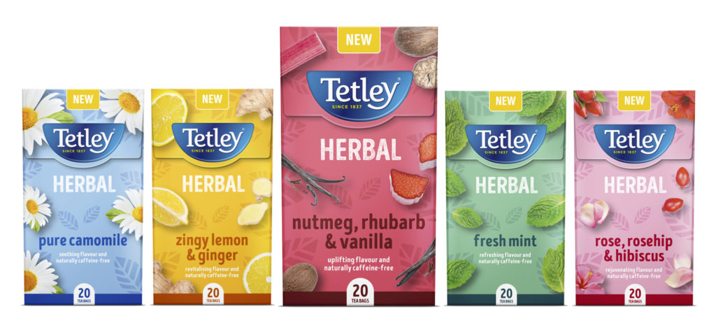 Tetley Herbals Tea Range