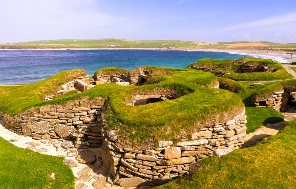 Skara Brae Neolithic settlement on the Bay of Skaill Pic: Shutterstock