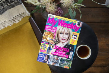Cover of My Weekly latest issue with Joanna Lumley and healthy comfort food