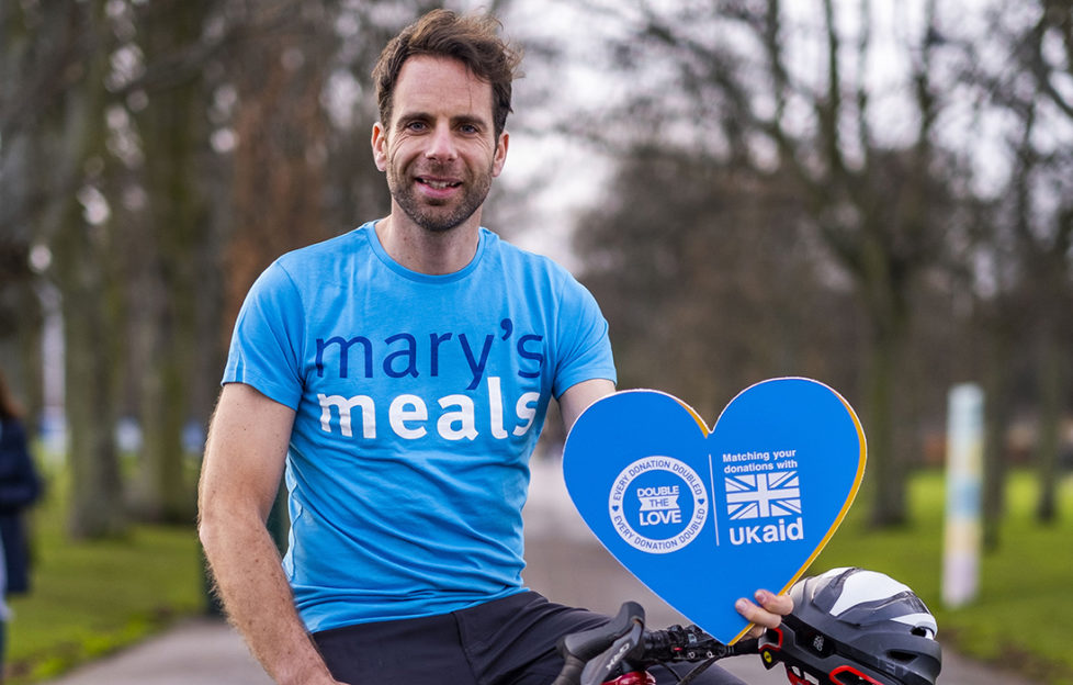 Mark Baeumont and his bike