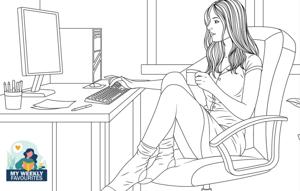 Lady at computer Illustration: Shutterstock