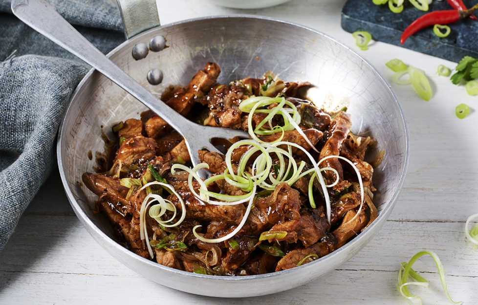 ken hom's stir fried pork