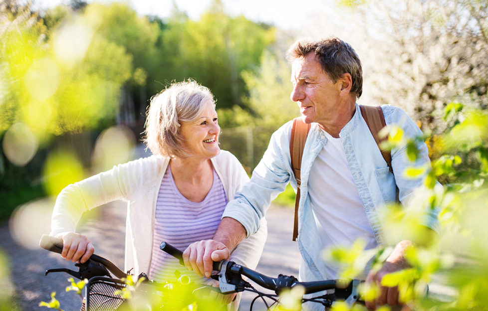 Mature couple cycling Pic: Shutterstock