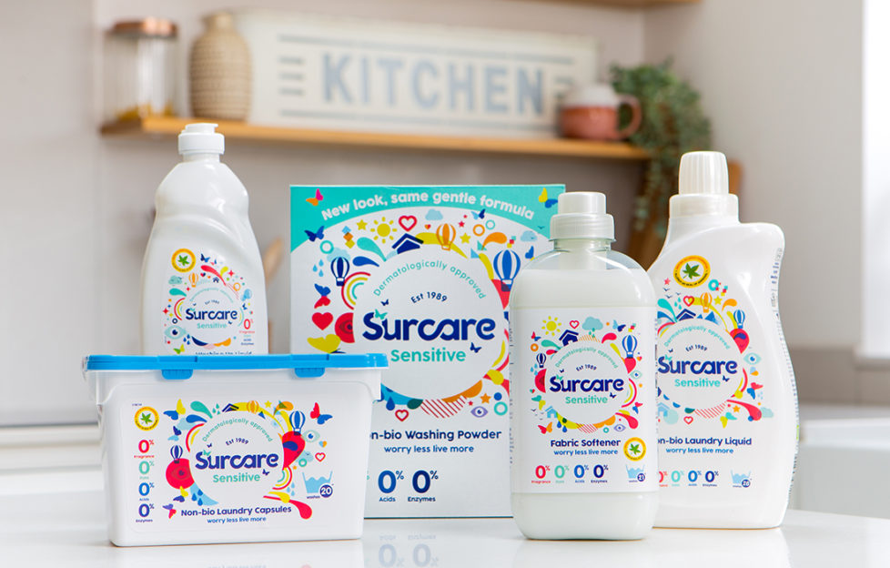A selection of Surcare products