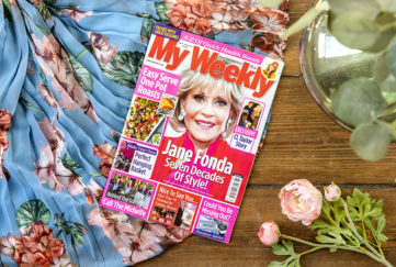my weekly latest issue with jane fonda and all in one sunday lunches