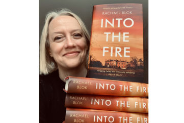 Rachael Blok with her new book