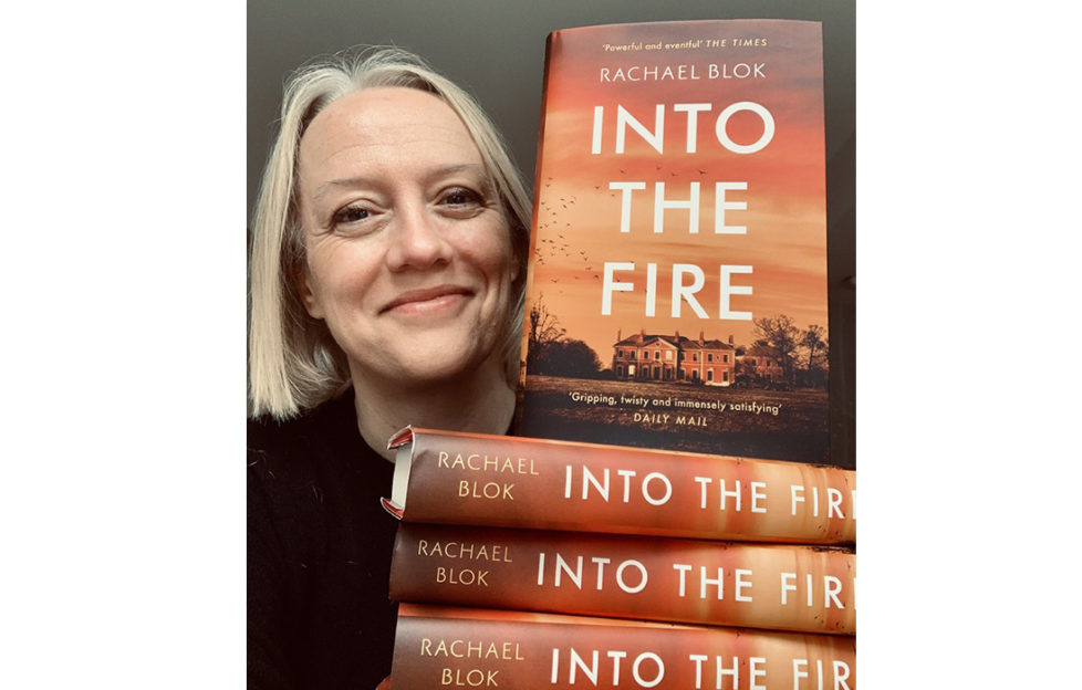 Rachael Blok with her new book