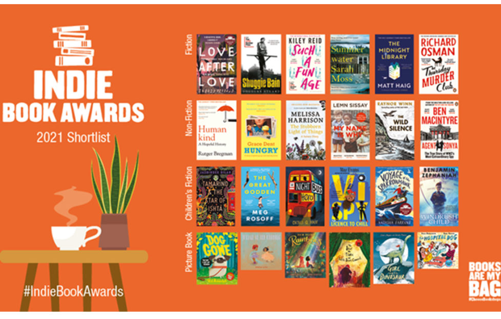 Book covers from the shortlist