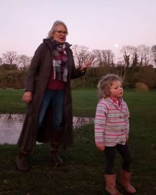 Elaine and her granddaughter