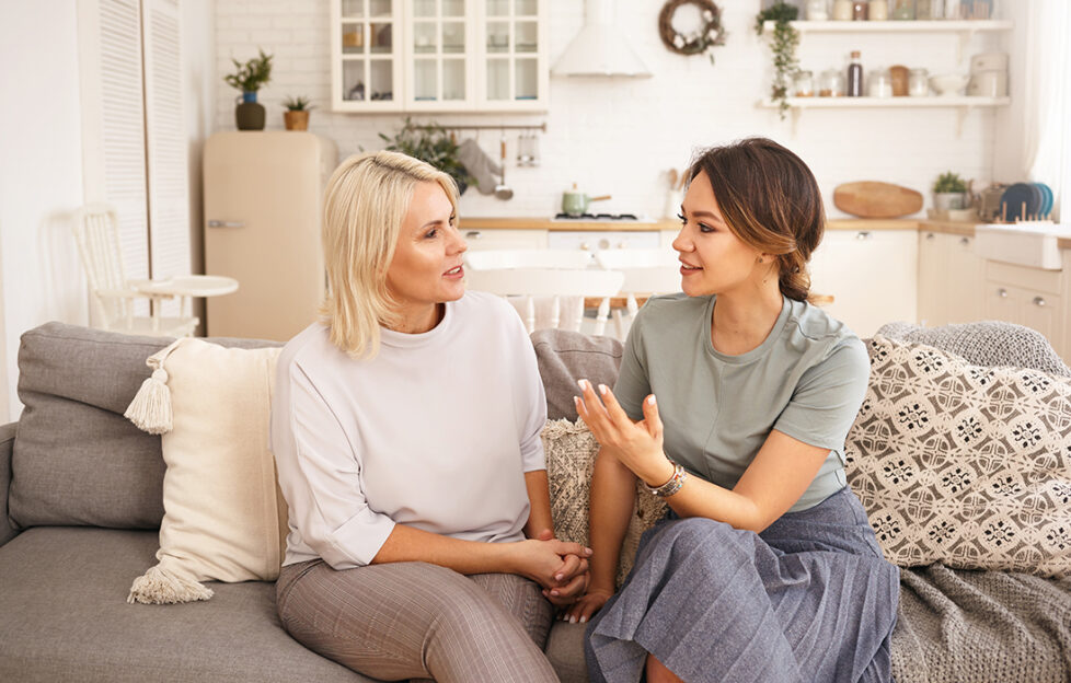 Two women having a discussion Pic: Shutterstock