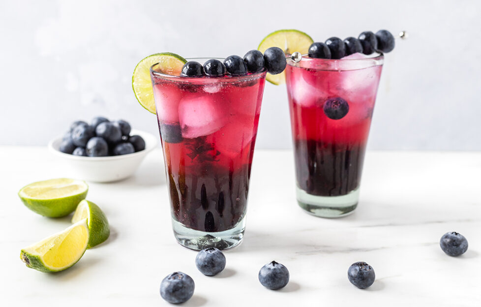 Blueberry cocktail