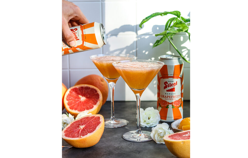 Grapefruit beer cocktail