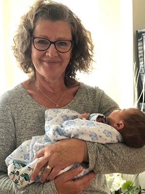 New grandmother with Freddie