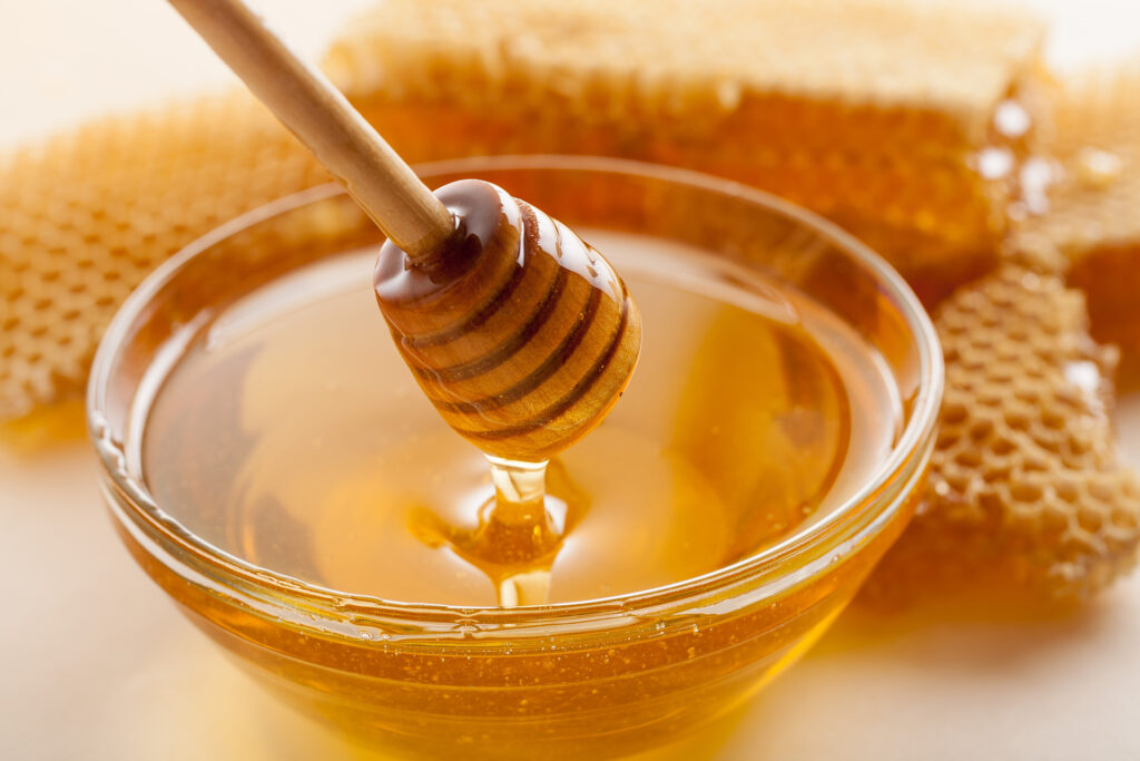 Honey, Honeycomb, Honey Bee.;