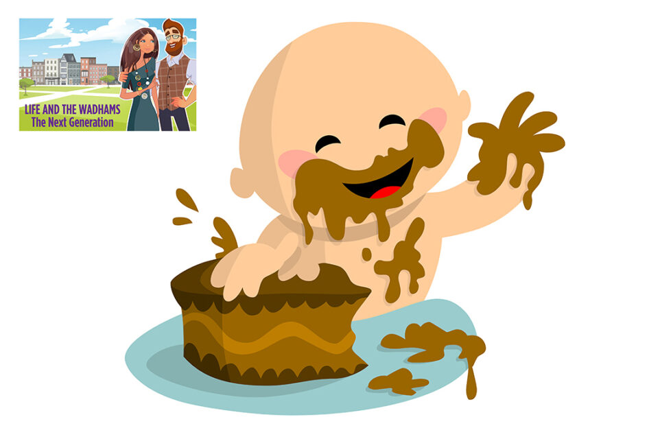 William smashing his cake Illustration: Shutterstock
