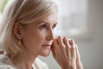 Lady looking worried Pic: Shutterstock