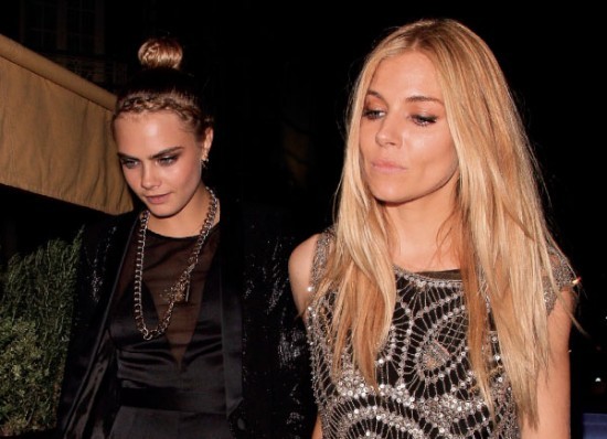 Sienna Miller Cara Delevigne