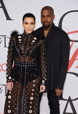 NEW YORK, NY - JUNE 01: TV Personality Kim Kardashian and rapper Kanye West attend the 2015 CFDA Fashion Awards at Alice Tully Hall at Lincoln Center on June 1, 2015 in New York City. (Photo by Dimitrios Kambouris/Getty Images)
