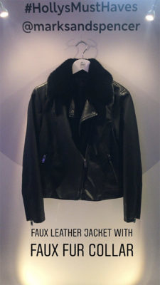 Holly Willoughby's Marks and Spencer leather jacket