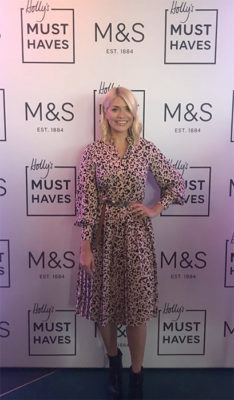 Holly Willoughby's Marks and Spencer Edit - leopard print dress