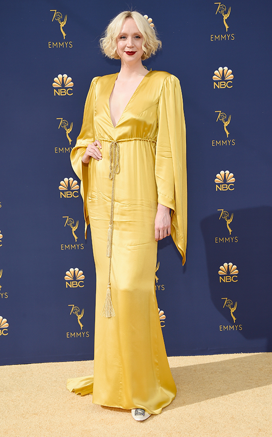 Gwendoline Christie yellow dress