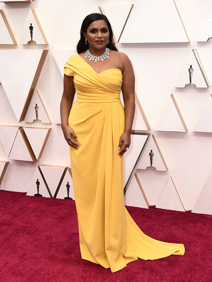 Mindy Kaling Oscars Red Carpet