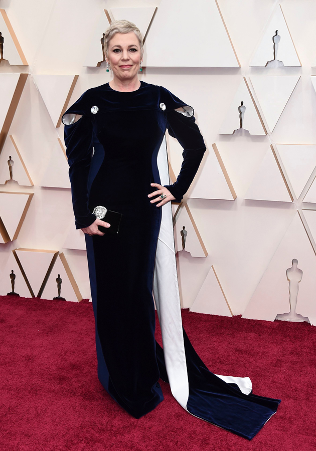 Olivia Colman Oscars Red Carpet
