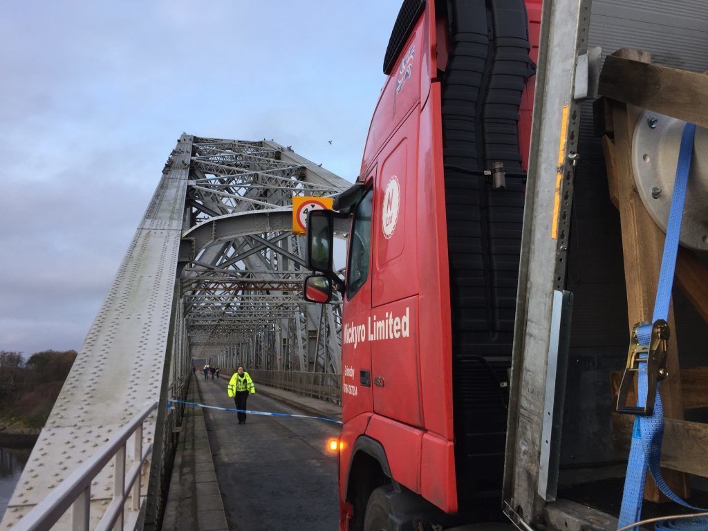 Lorry hits and closes Connel Bridge The Oban Times
