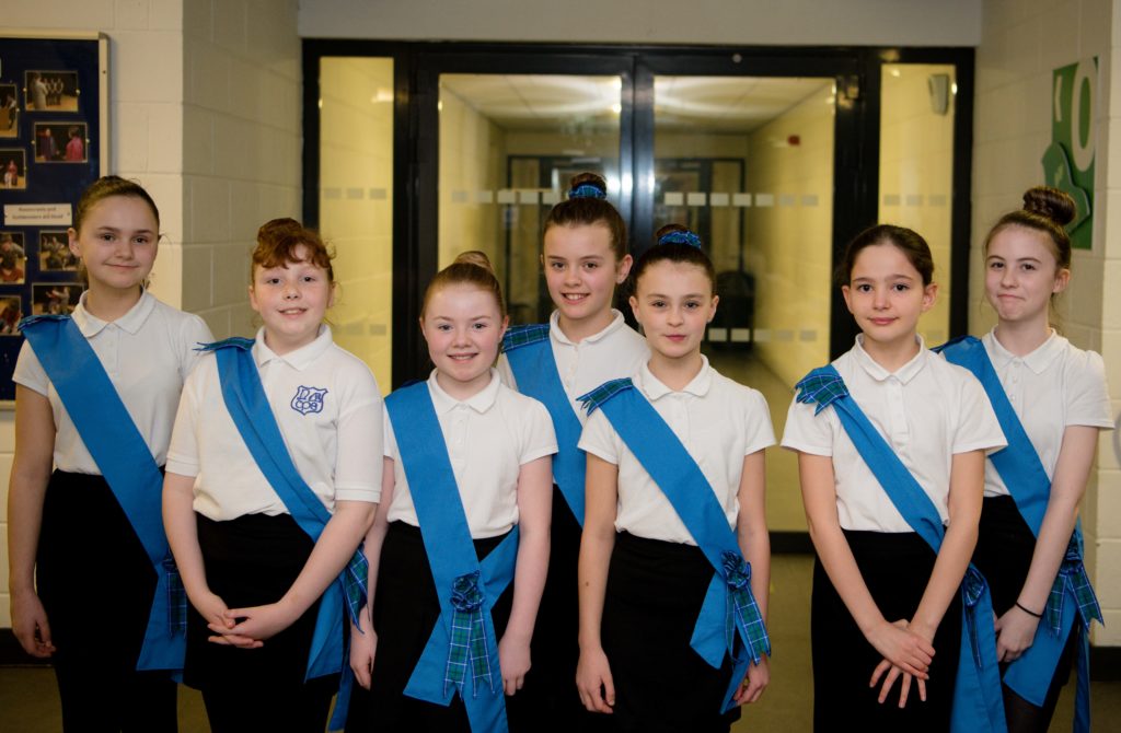 Caol Primary School country dancers won the Kilmallie Country Dance Club Trophy for endeavour.