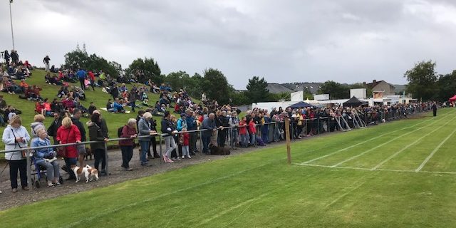 Crowds of spectators enjoyed the day’s events.