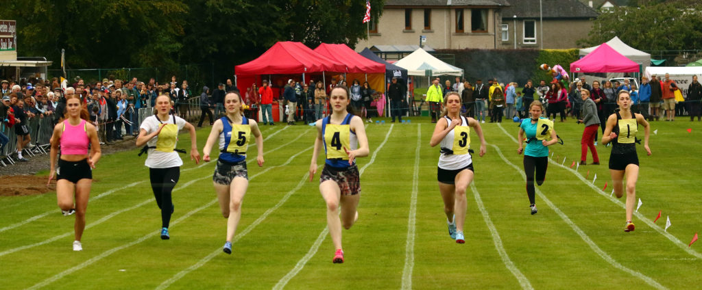 There was stiff competition in the ladies’ 100m.