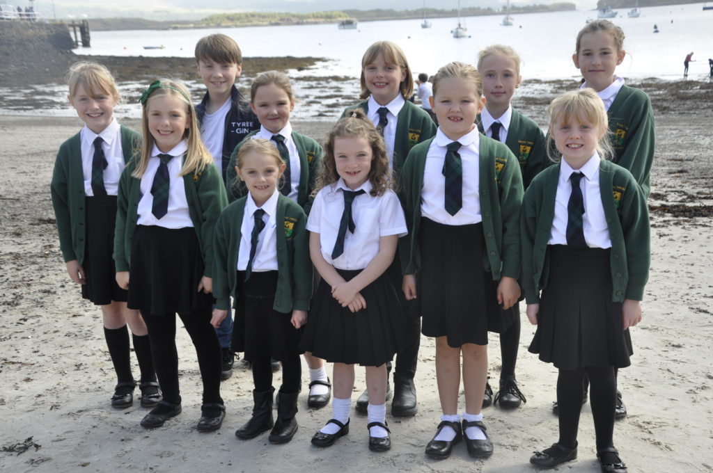 Tiree School sent a choir for the first time to Mull Mòd.