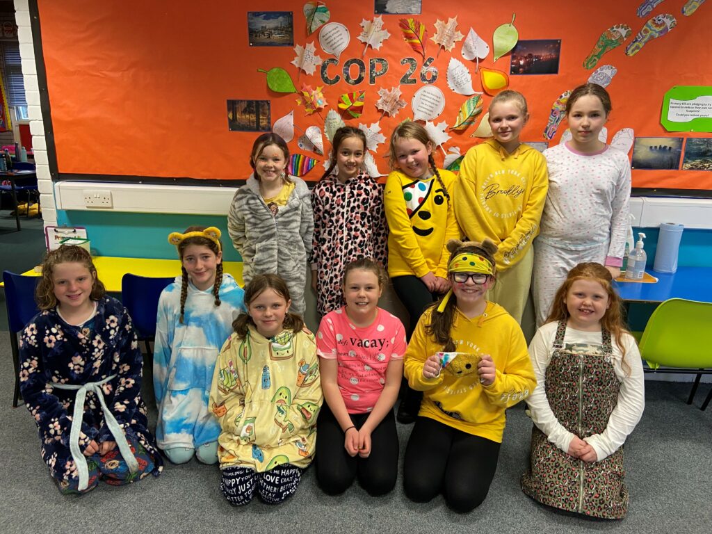The children raised an incredible £244.20 for Children In Need.