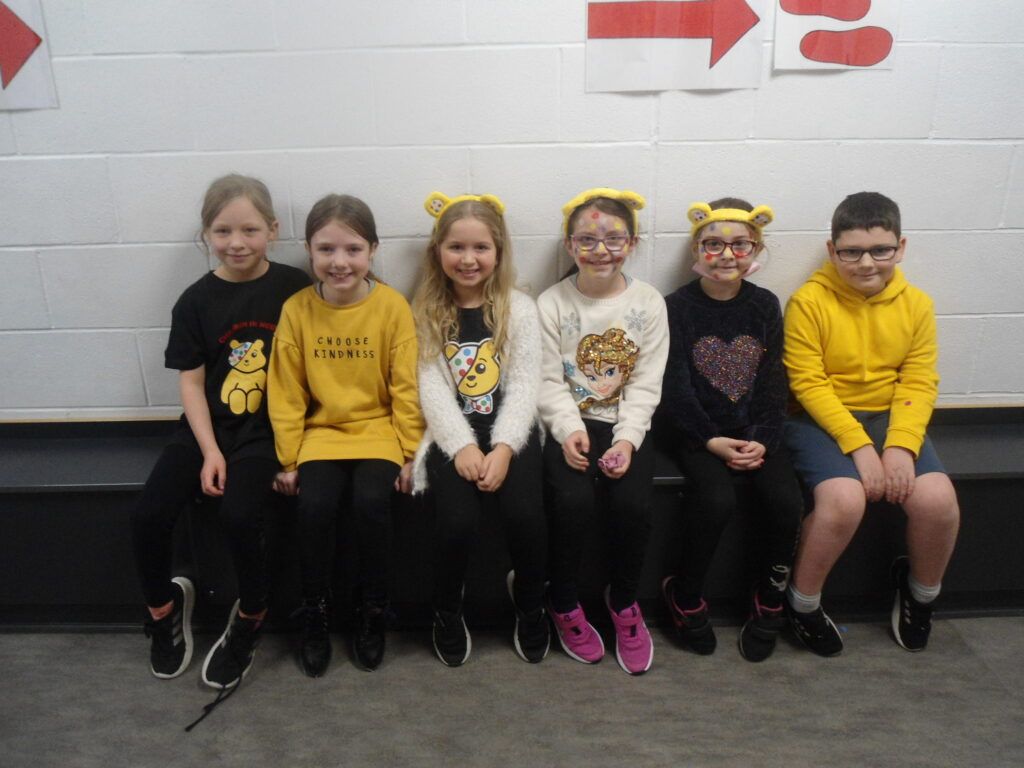 Pupils at Rockfield Primary School in Oban had a non-uniform day to raise funds for Children in Need.