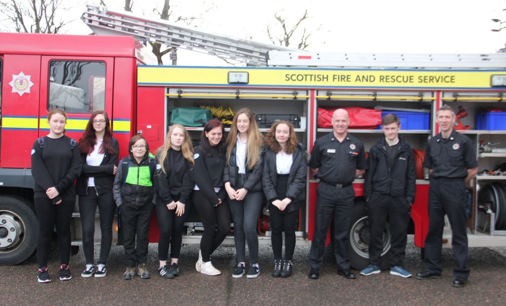 Strontian students spend a day in emergency services’ shoes