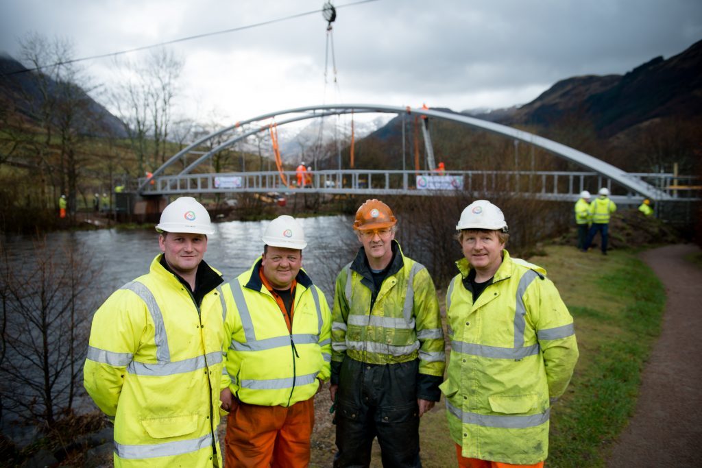 New Glen Nevis bridge installed The Oban Times
