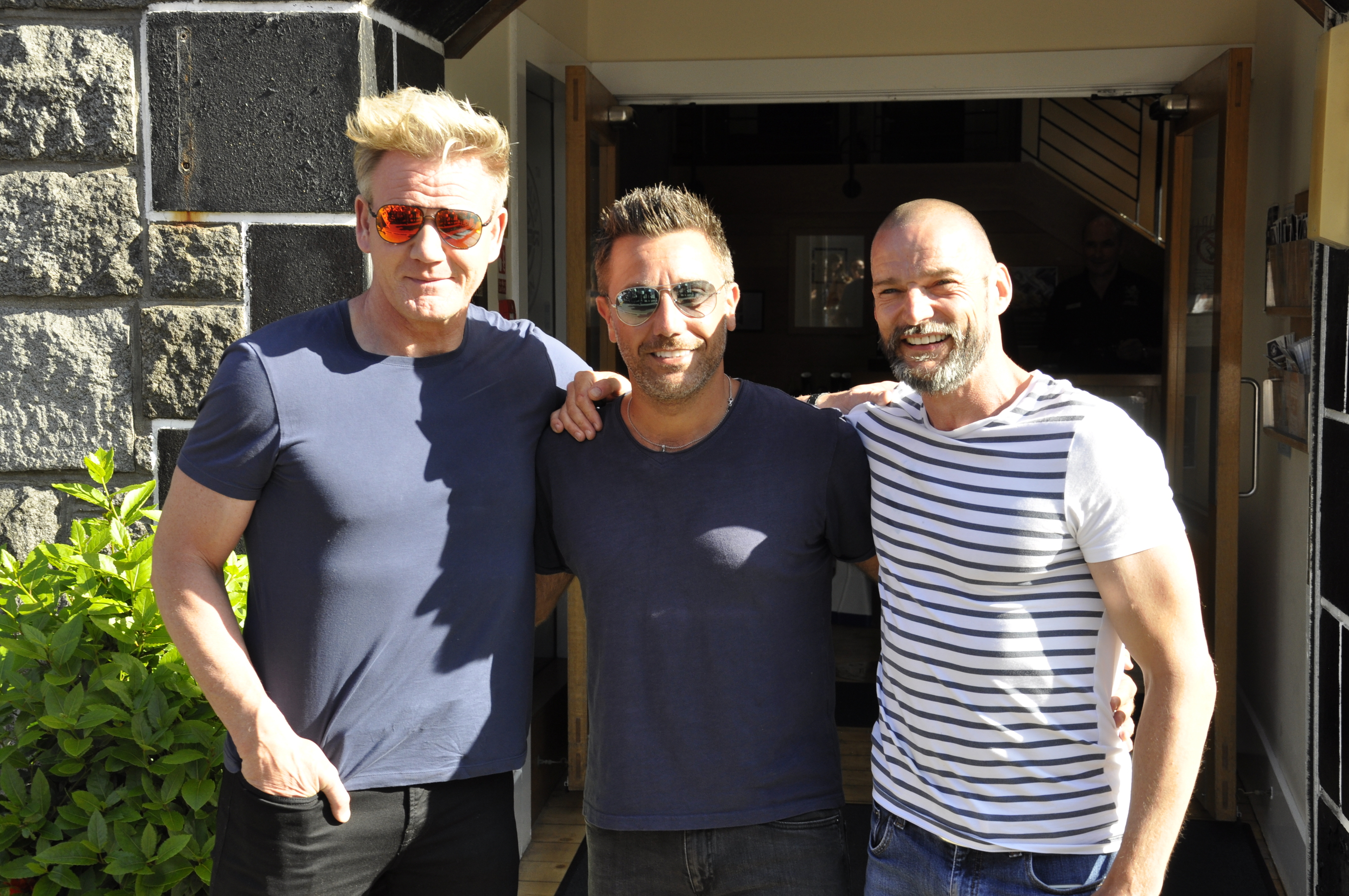 Gordon Ramsay, Fred Sirieix and Gino D'Acampo enjoy their stay in Oban ...
