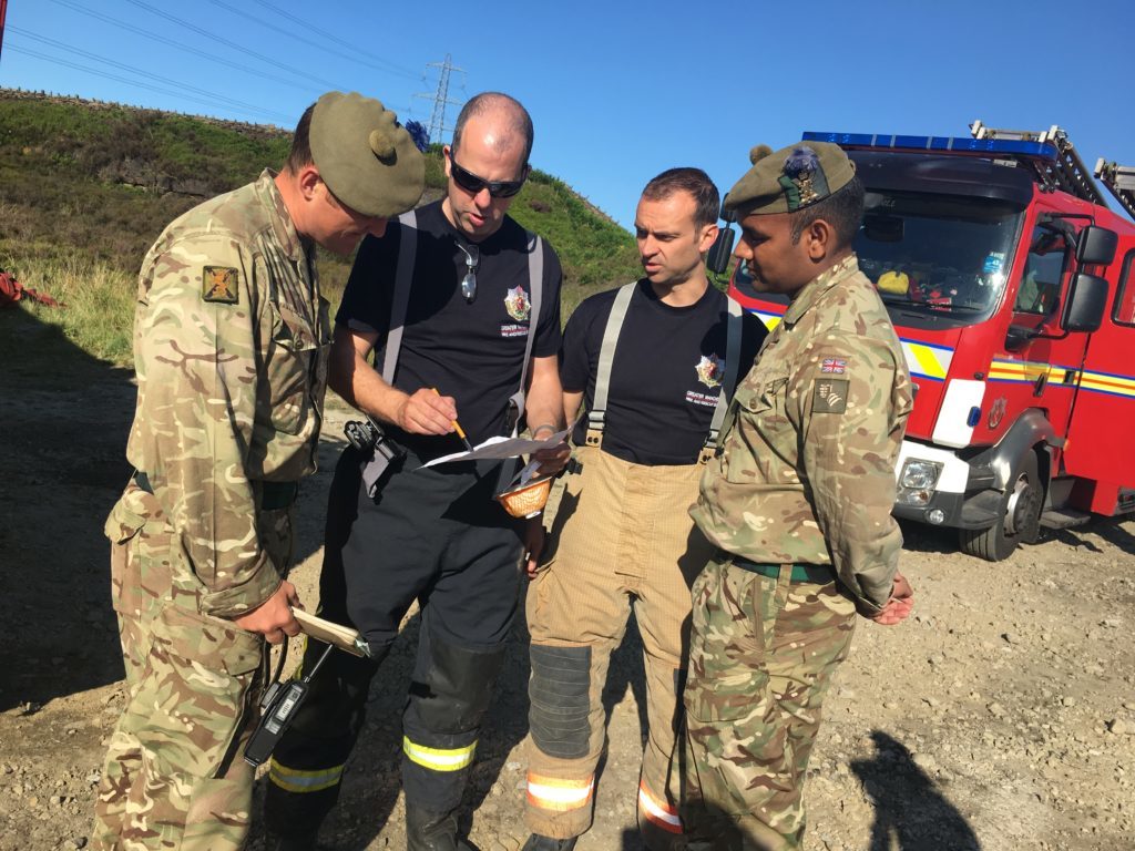 Troops from 4 SCOTS enter second week of moorland firefighting - The ...